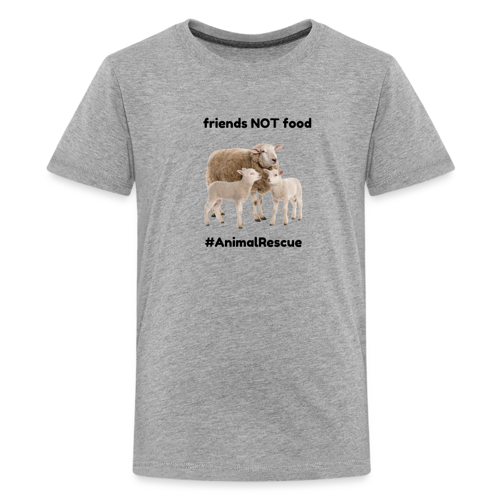 Sheep Friends  •  kids' Premium T-Shirt #AnimalRescue - heather gray