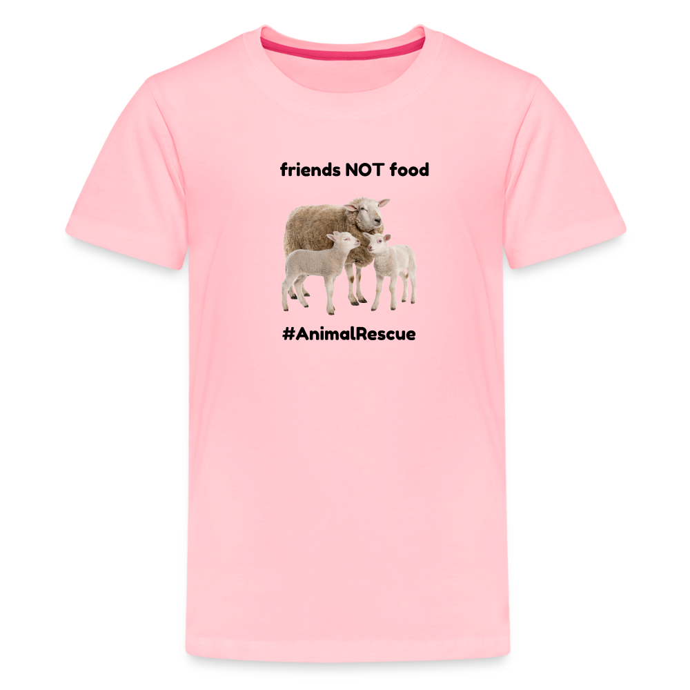 Sheep Friends  •  kids' Premium T-Shirt #AnimalRescue - pink