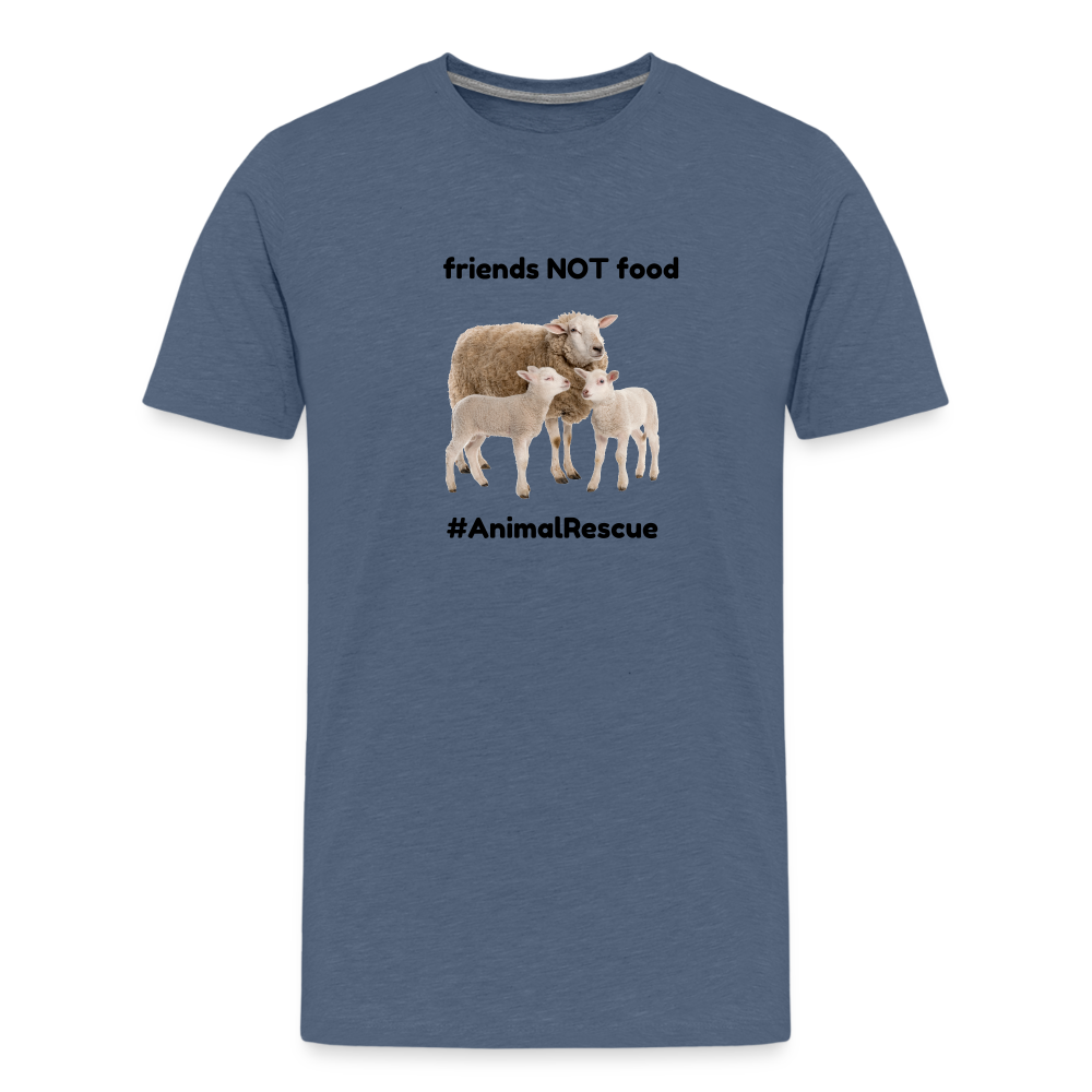 Sheep Friends  •  kids' Premium T-Shirt #AnimalRescue - heather blue