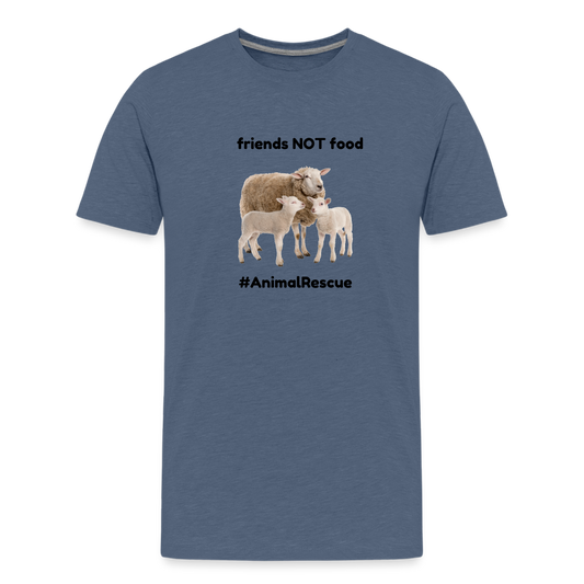 Sheep Friends  •  kids' Premium T-Shirt #AnimalRescue - heather blue
