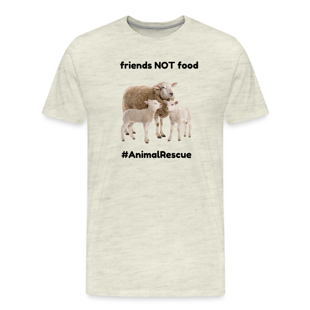 Sheep Friends  •  Premium T-Shirt #AnimalRescue - heather oatmeal