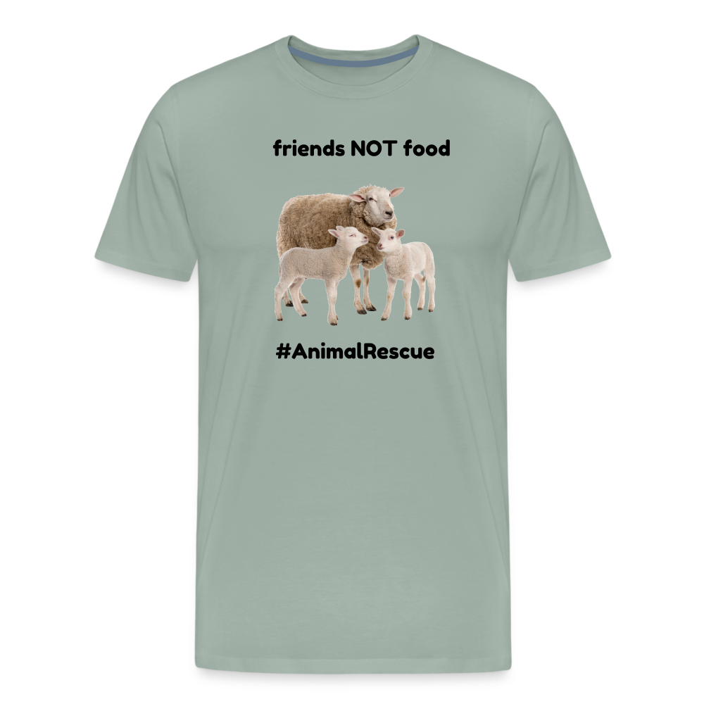 Sheep Friends  •  Premium T-Shirt #AnimalRescue - steel green