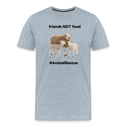 Sheep Friends  •  Premium T-Shirt #AnimalRescue - heather ice blue