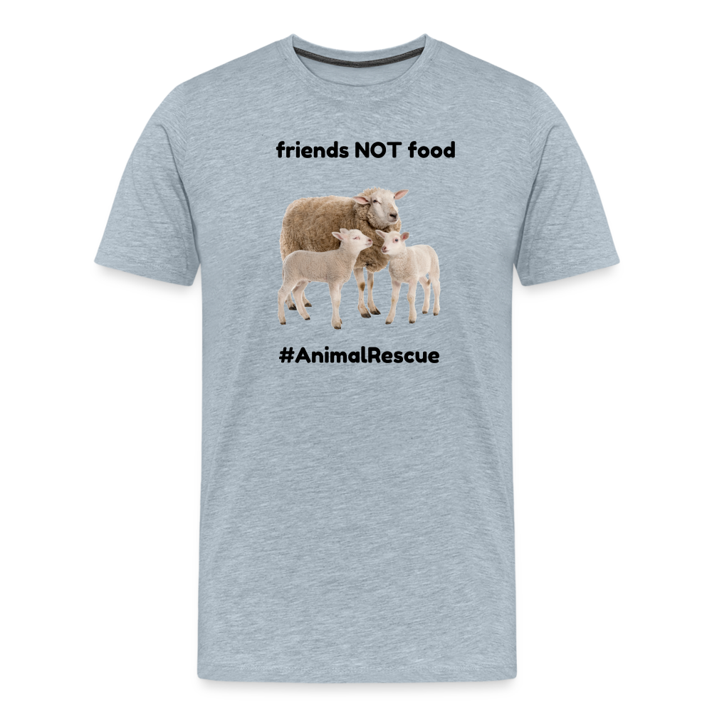 Sheep Friends  •  Premium T-Shirt #AnimalRescue - heather ice blue