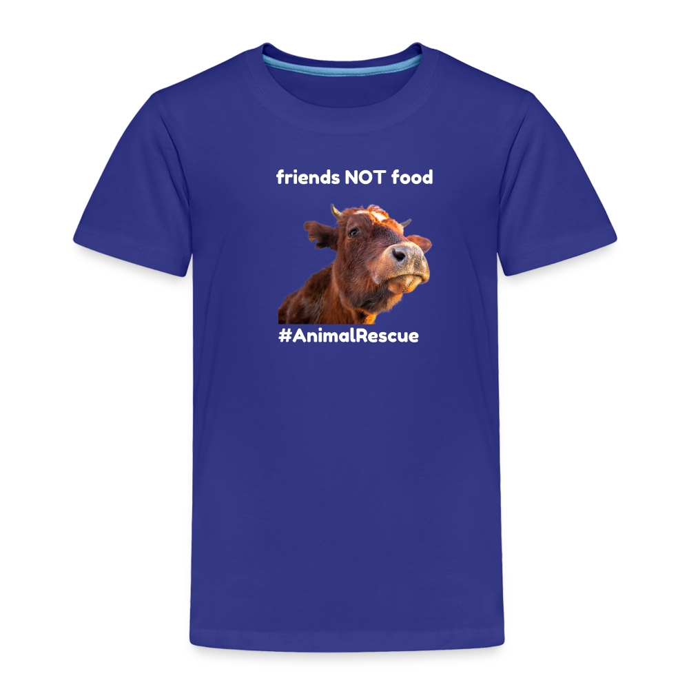 Cow Friend  •  Toddler's Premium T-Shirt #AnimalRescue - royal blue