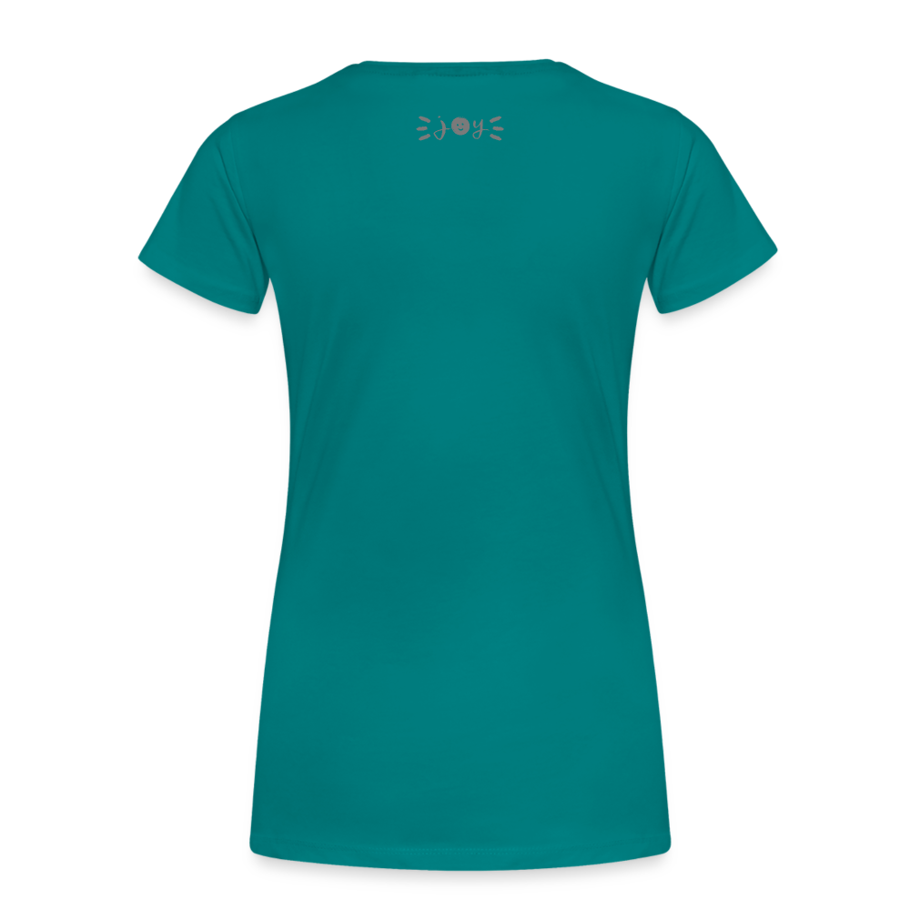 Cow Friend  •  Tailored T-Shirt #AnimalRescue - teal