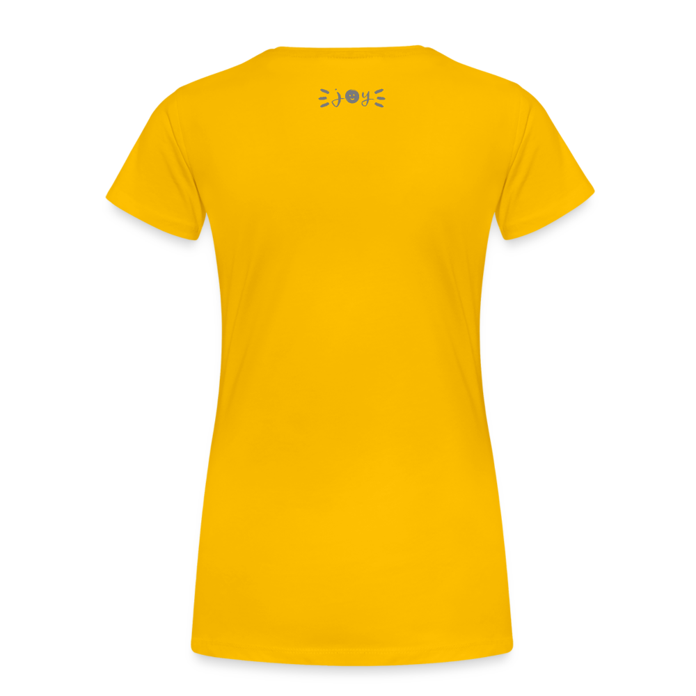 Cow Friend  •  Tailored T-Shirt #AnimalRescue - sun yellow