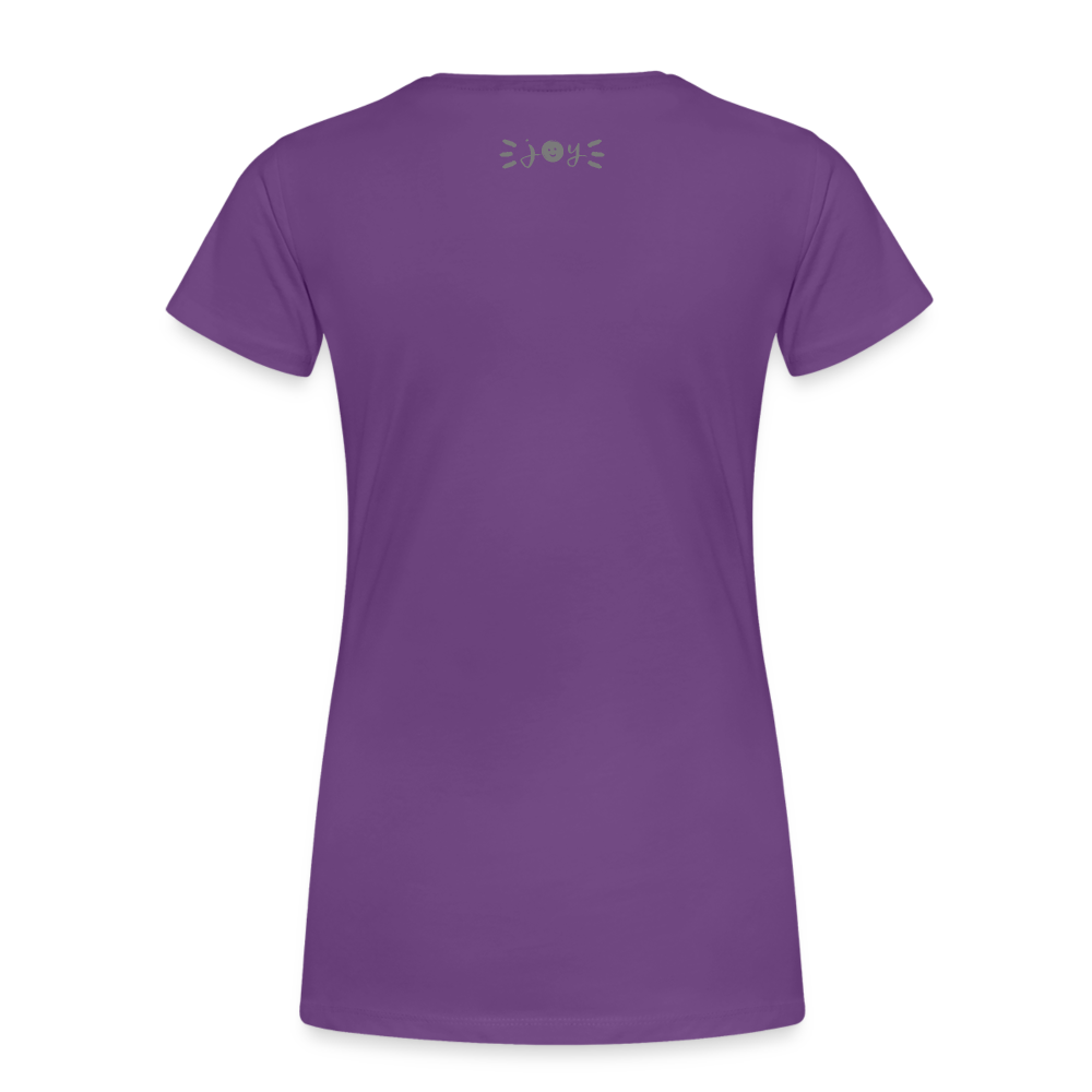 Cow Friend  •  Tailored T-Shirt #AnimalRescue - purple