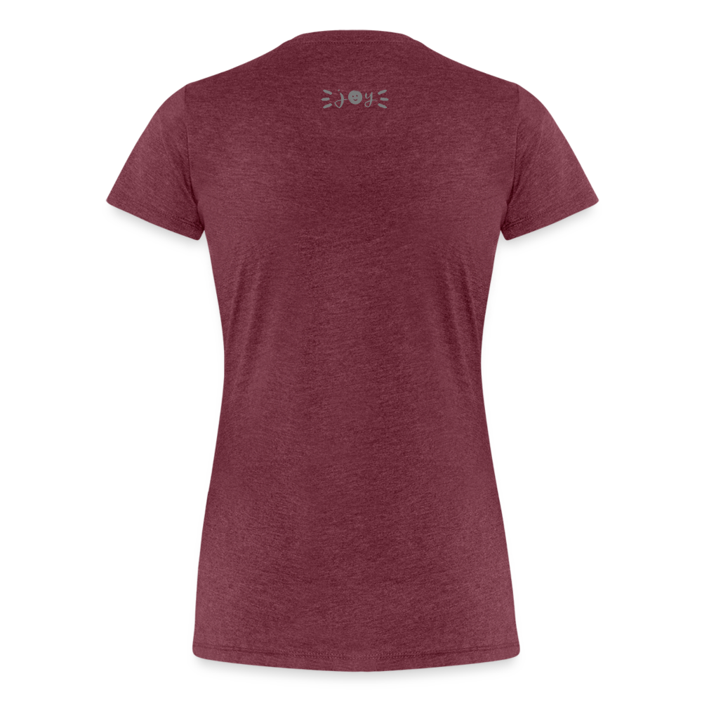 Cow Friend  •  Tailored T-Shirt #AnimalRescue - heather burgundy