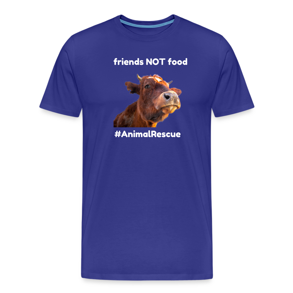 Cow Friend  •  Premium T-Shirt #AnimalRescue - royal blue