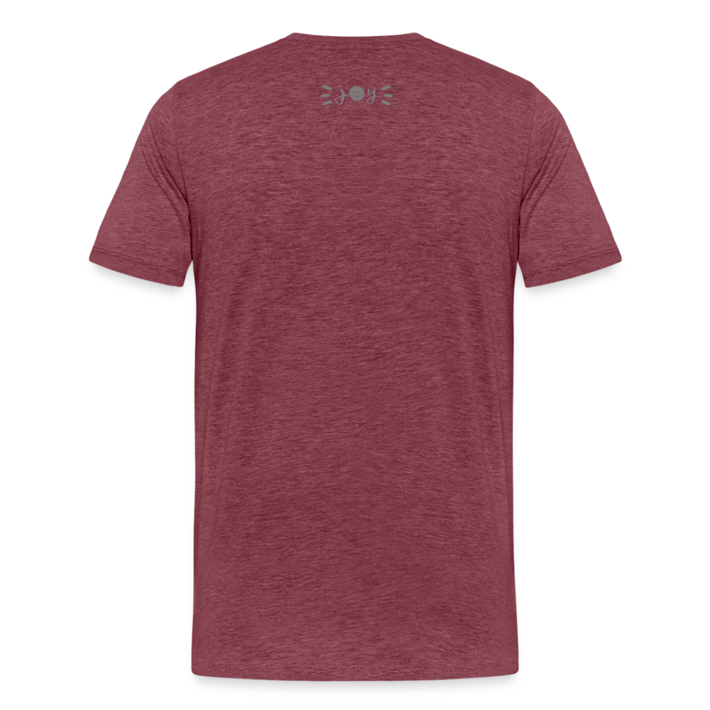 Cow Friend  •  Premium T-Shirt #AnimalRescue - heather burgundy