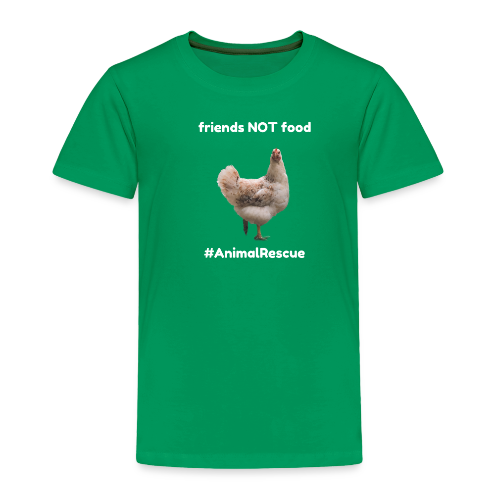 Chicken Friend  •  Toddler's Premium T-Shirt #AnimalRescue - kelly green