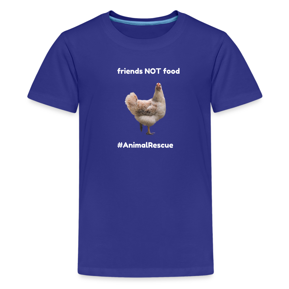 Chicken Friend  •  kids' Premium T-Shirt #AnimalRescue - royal blue