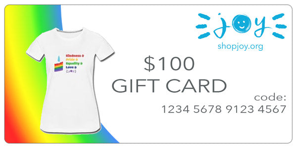 Shop Joy Gift Card - #LGBTQRights Theme