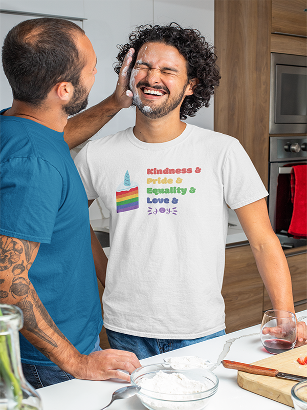 Cake •  Organic T-Shirt #LGBTQRights