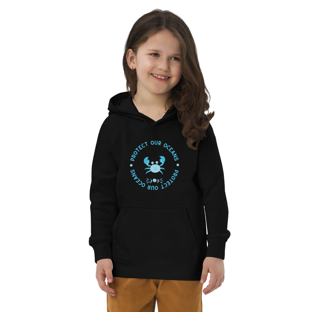 Crab kids eco hoodie #OceanConservancy