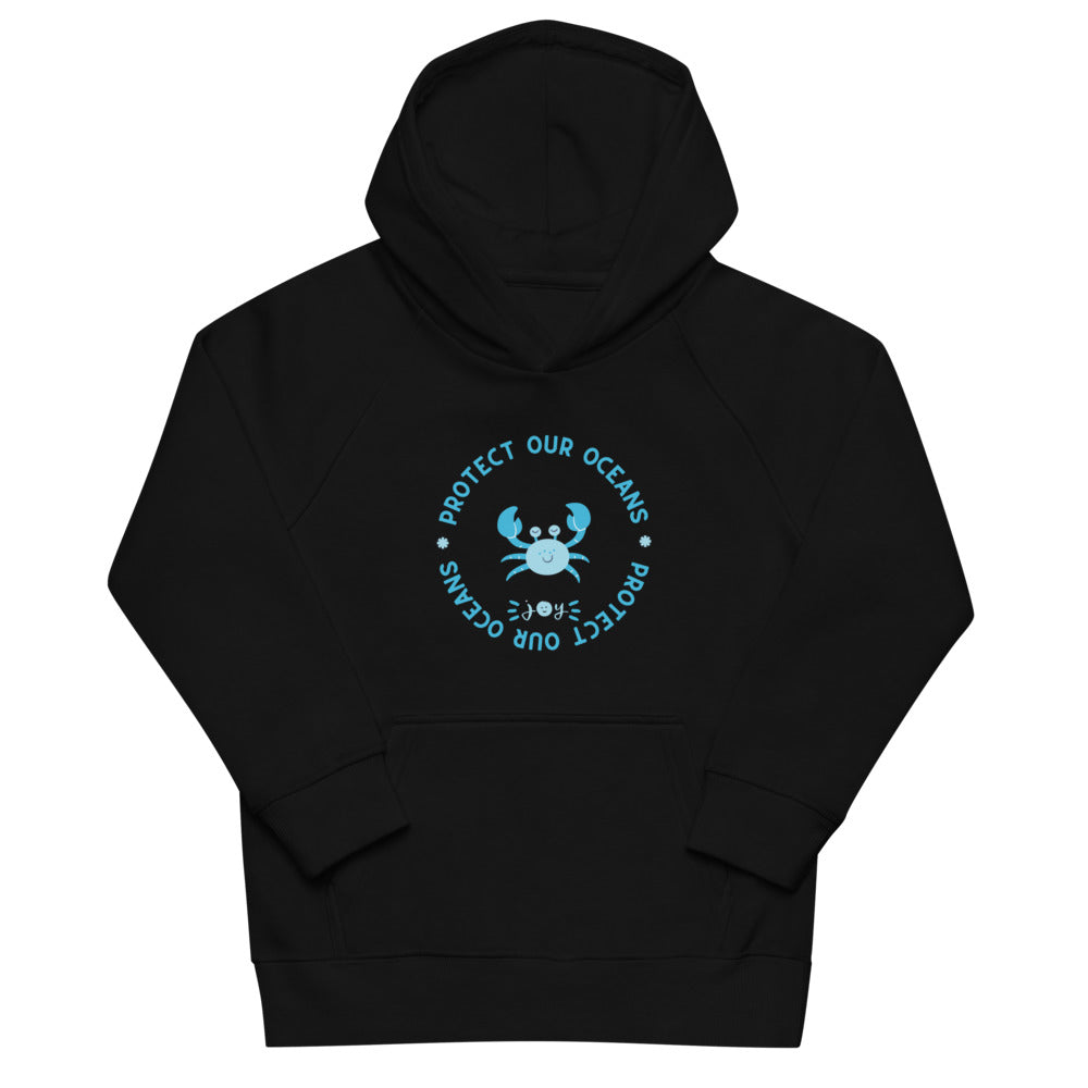 Crab kids eco hoodie #OceanConservancy