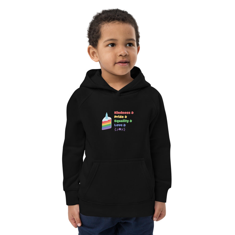 Cake kids eco hoodie #LGBTQRights