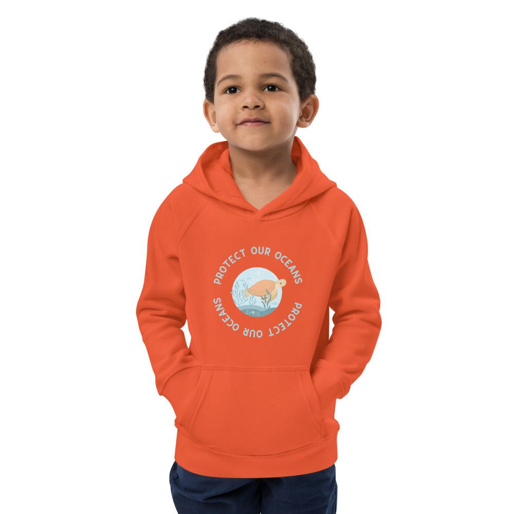 Sea turtle kids eco hoodie #OceanConservancy