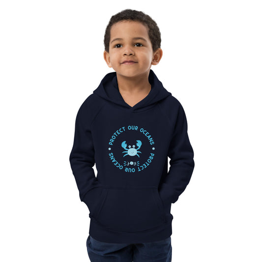 Crab kids eco hoodie #OceanConservancy