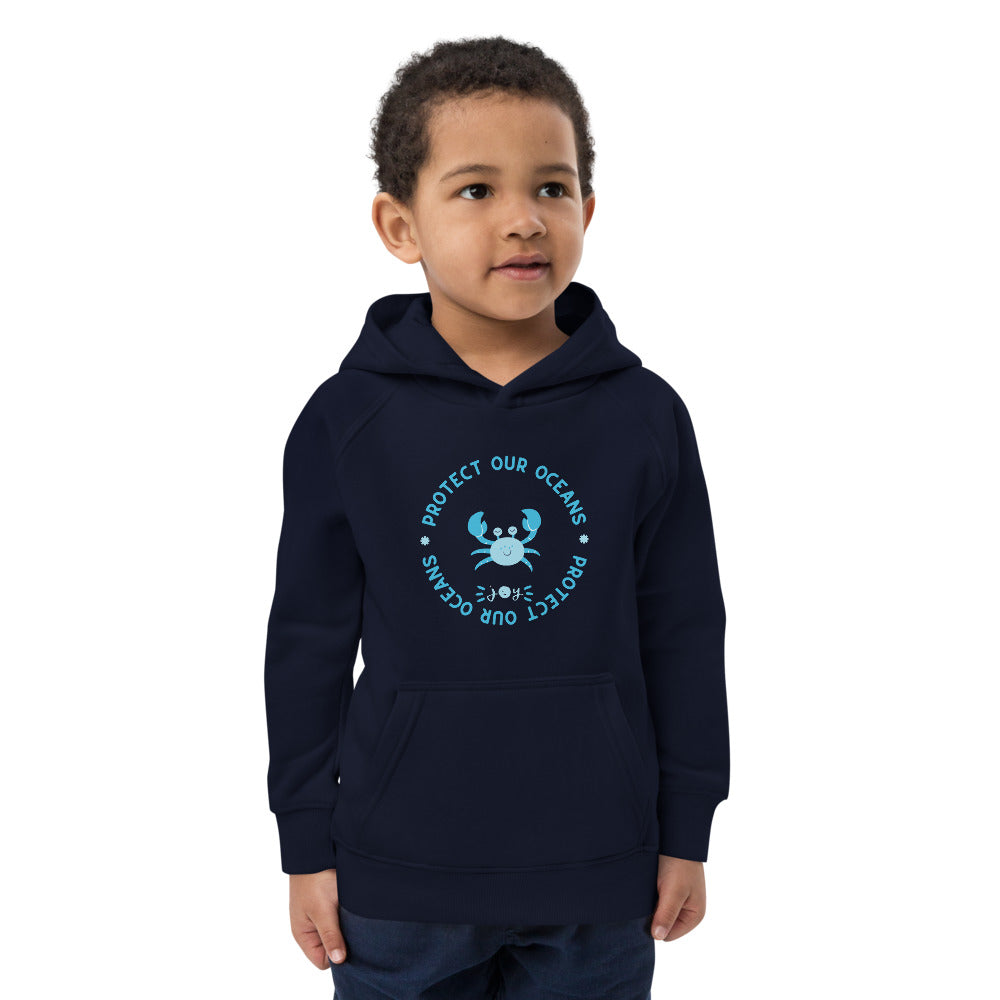 Crab kids eco hoodie #OceanConservancy