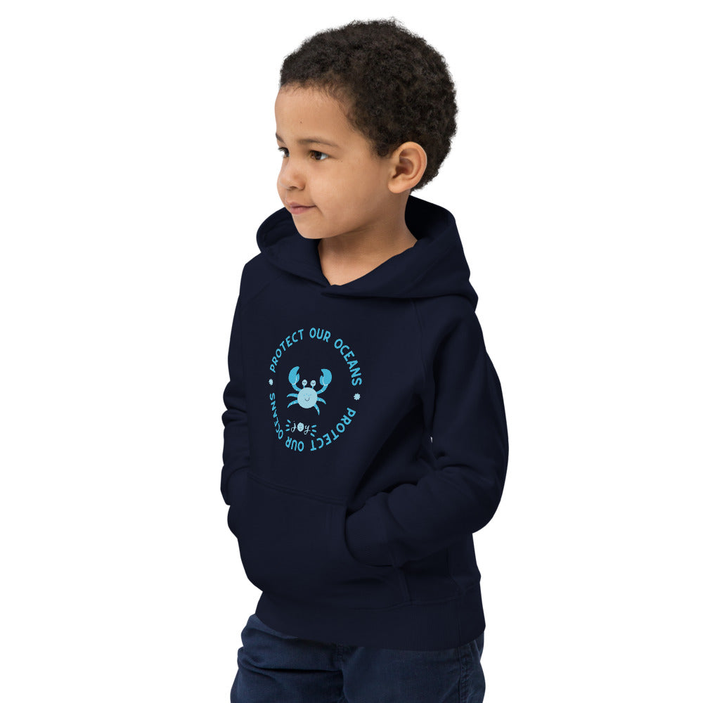 Crab kids eco hoodie #OceanConservancy