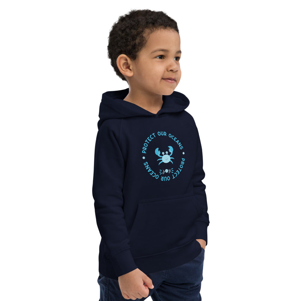 Crab kids eco hoodie #OceanConservancy