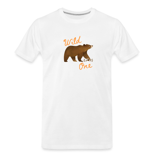 Wild One •  Organic T-Shirt #CAWildfireRelief - white
