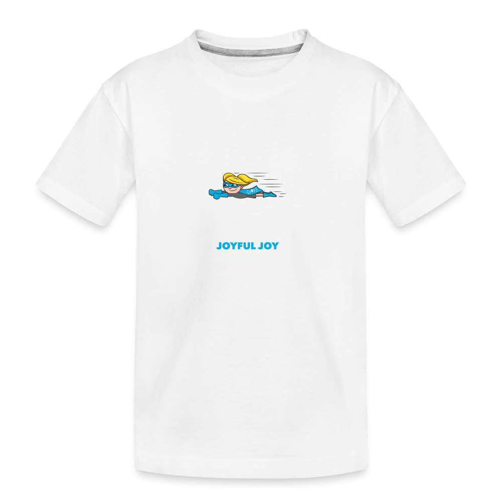 Joyful Joy •  Kids Organic T-Shirt #JOY - white