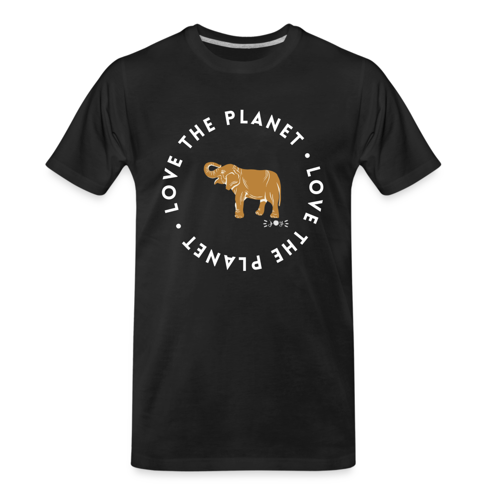 Elephant •  Organic T-Shirt #AnimalRescue - black