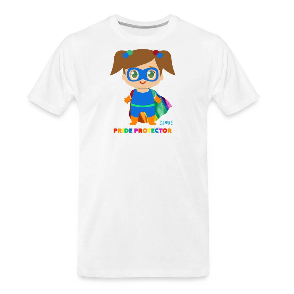 Pride Protector •  Organic T-Shirt #LGBTQRights - white