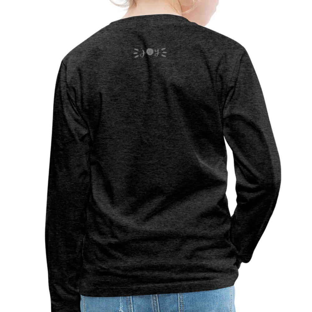 Sea Turtle •  kids' Premium Long Sleeve T-Shirt #OceanConservancy - charcoal grey