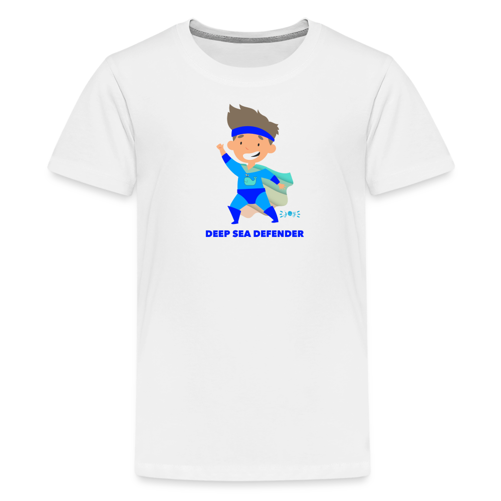 Deep Sea Defender •  Kids T-Shirt -S1 #OceanConservancy - white