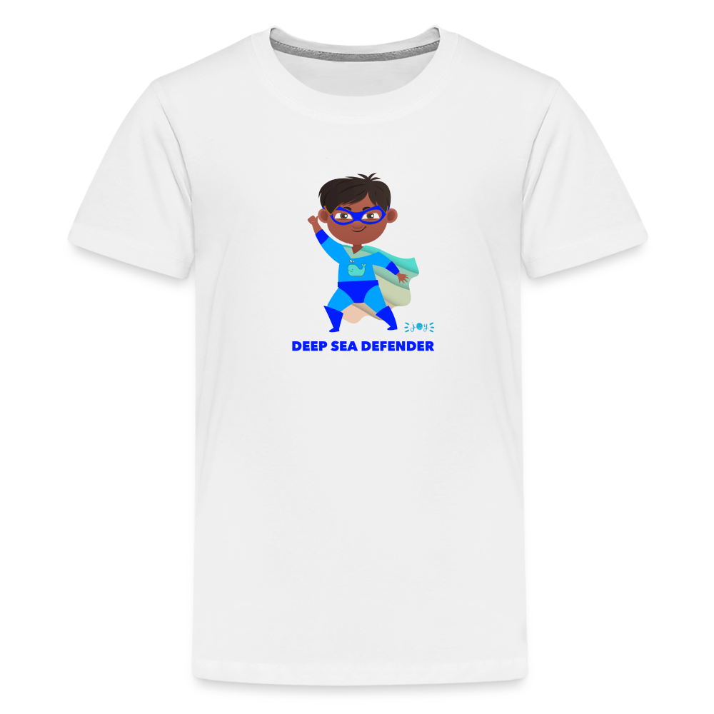 Deep Sea Defender •  Kids T-Shirt -S2 #OceanConservancy - white