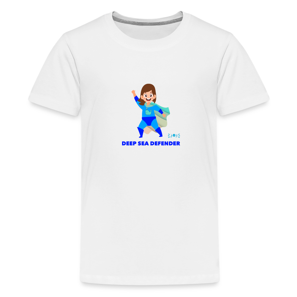 Deep Sea Defender •  Kids T-Shirt -S3 #OceanConservancy - white