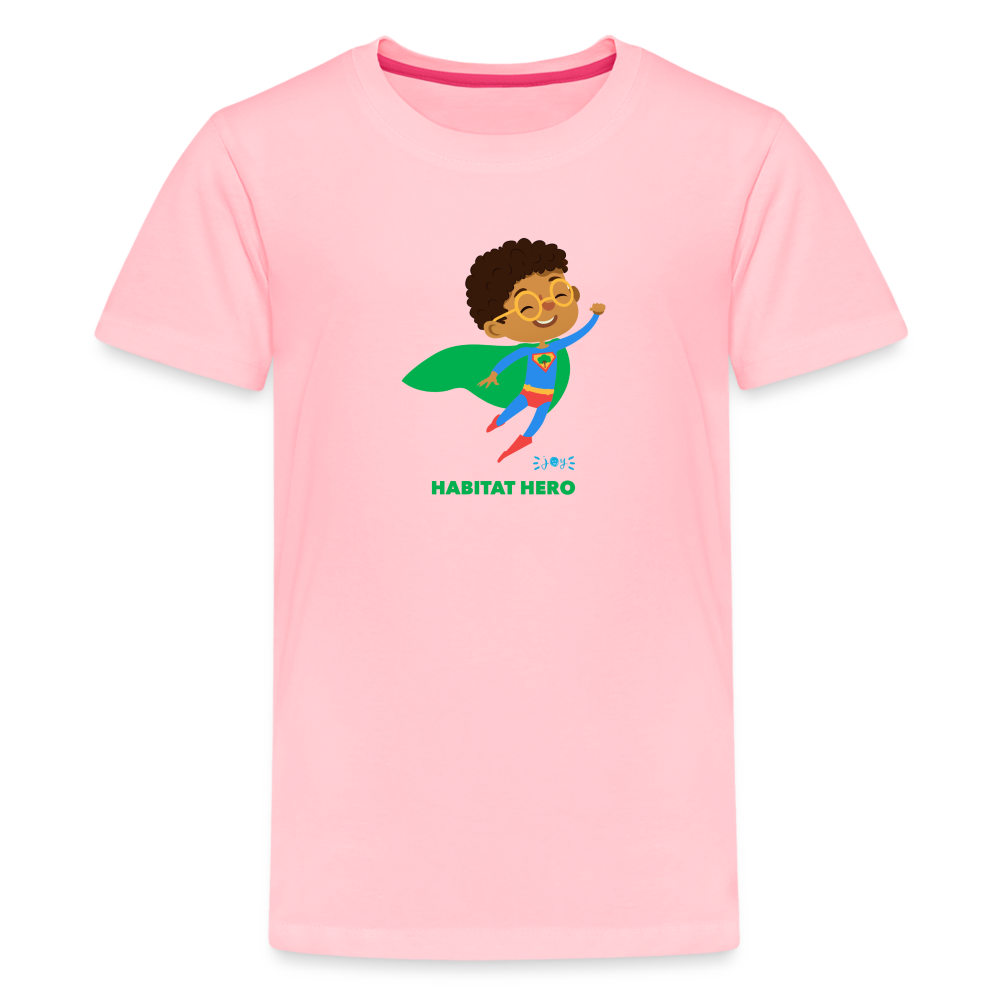 Habitat Hero •  Kids Premium T-Shirt -S1 #CAWildfireRelief - pink