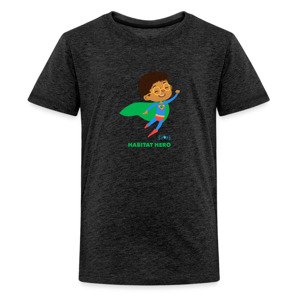 Habitat Hero •  Kids Premium T-Shirt -S1 #CAWildfireRelief - charcoal grey