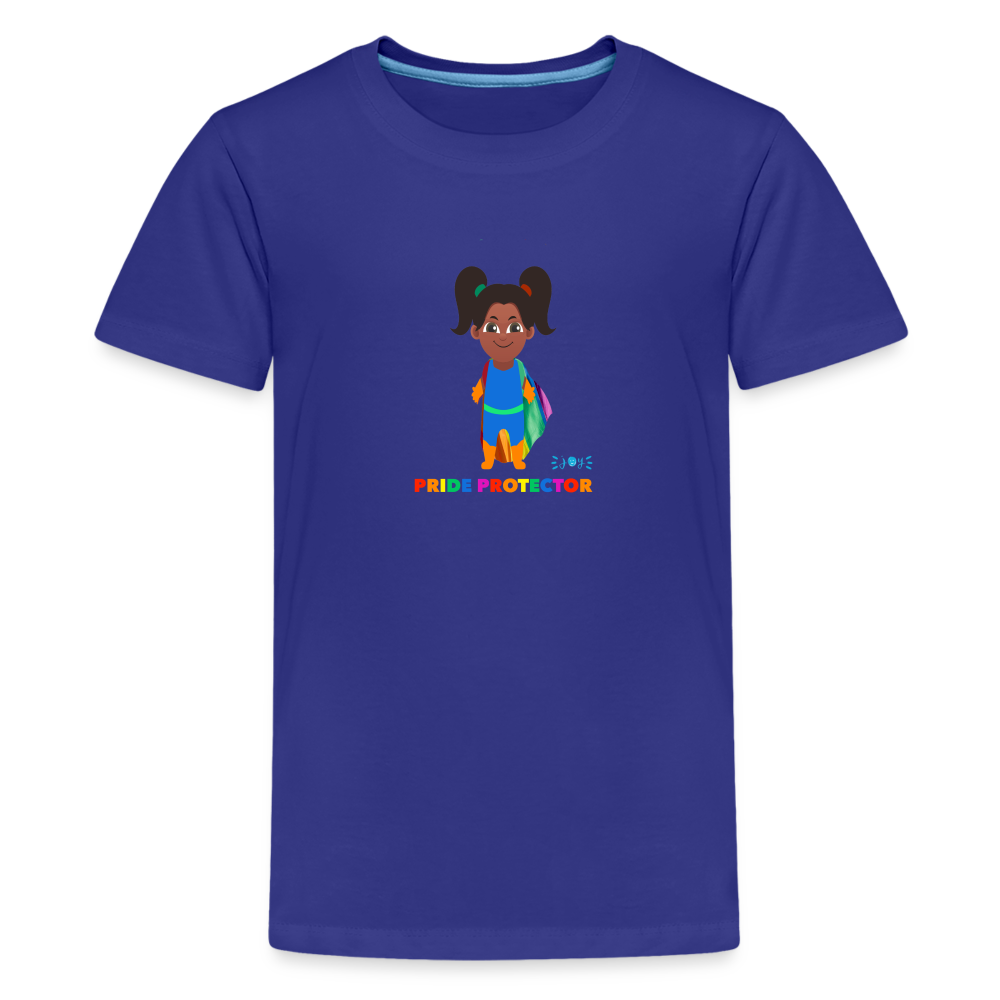 Pride Protector •  Kids Premium T-Shirt -S2 #LGBTQRights - royal blue