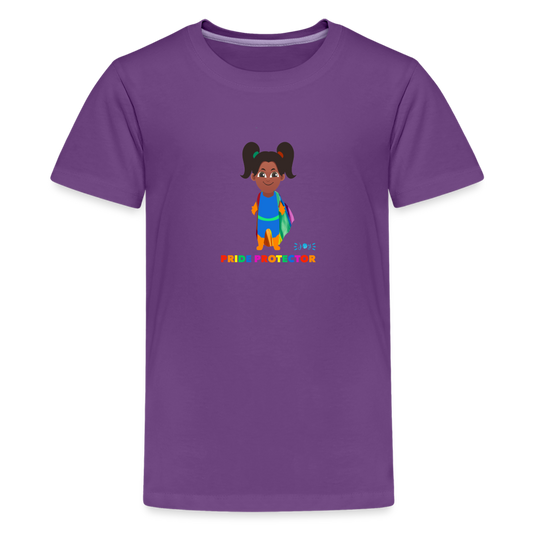 Pride Protector •  Kids Premium T-Shirt -S2 #LGBTQRights - purple