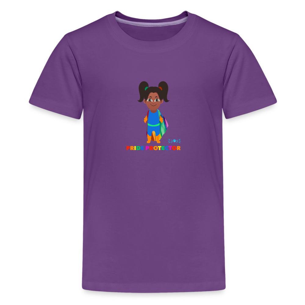 Pride Protector •  Kids Premium T-Shirt -S2 #LGBTQRights - purple