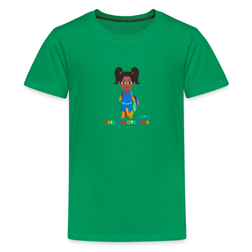 Pride Protector •  Kids Premium T-Shirt -S2 #LGBTQRights - kelly green