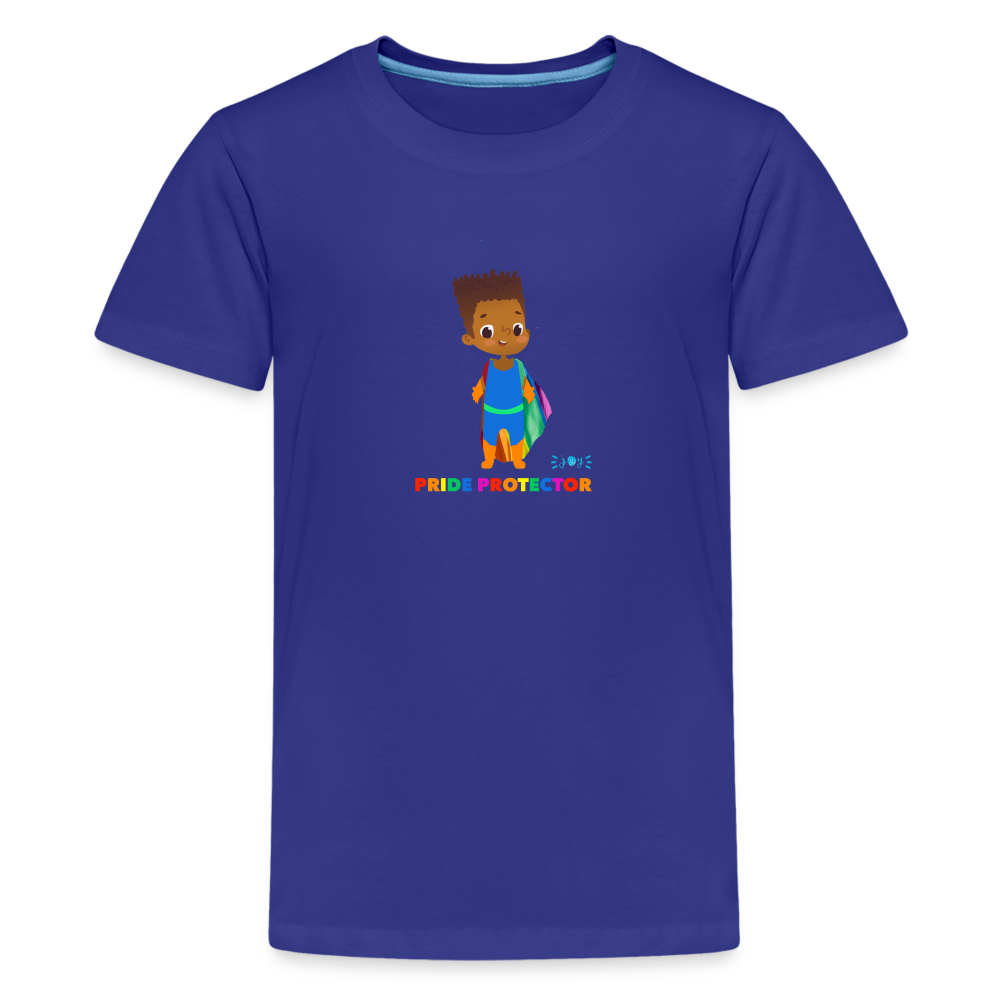 Pride Protector •  Kids Premium T-Shirt -S3 #LGBTQRights - royal blue