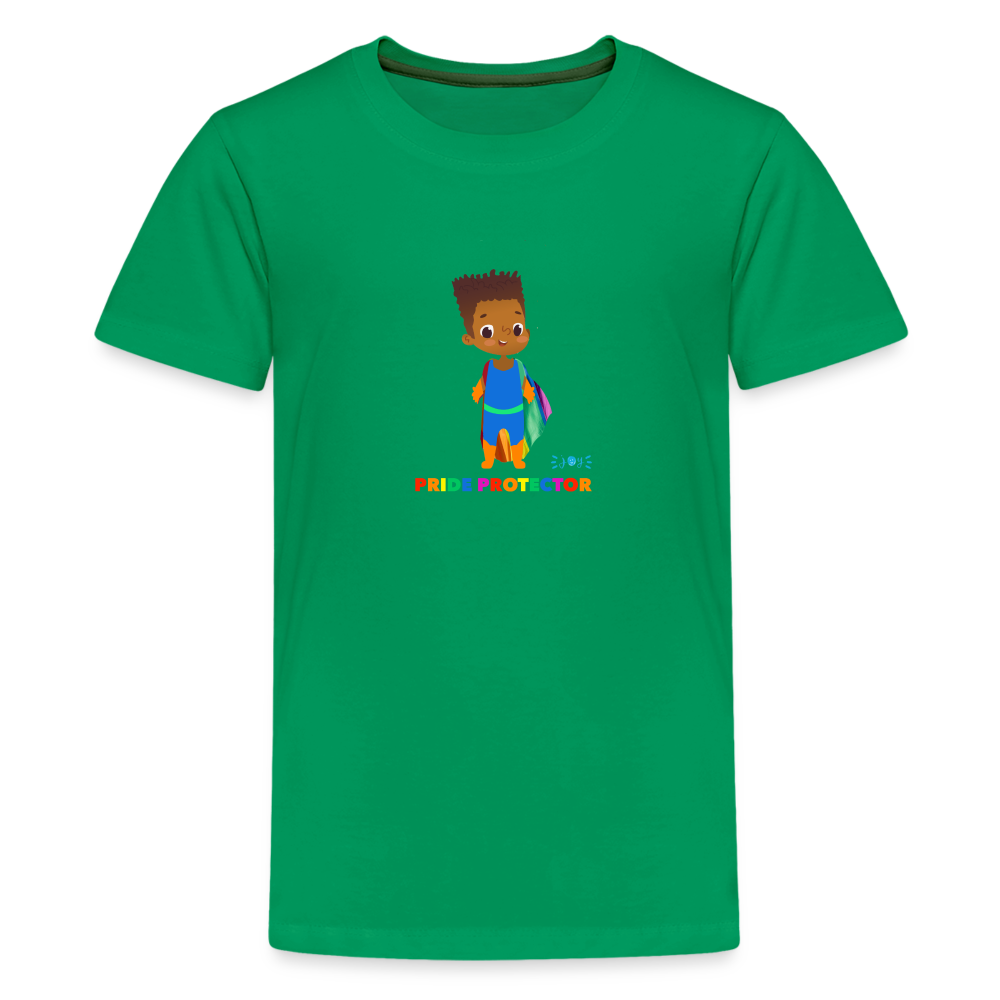 Pride Protector •  Kids Premium T-Shirt -S3 #LGBTQRights - kelly green