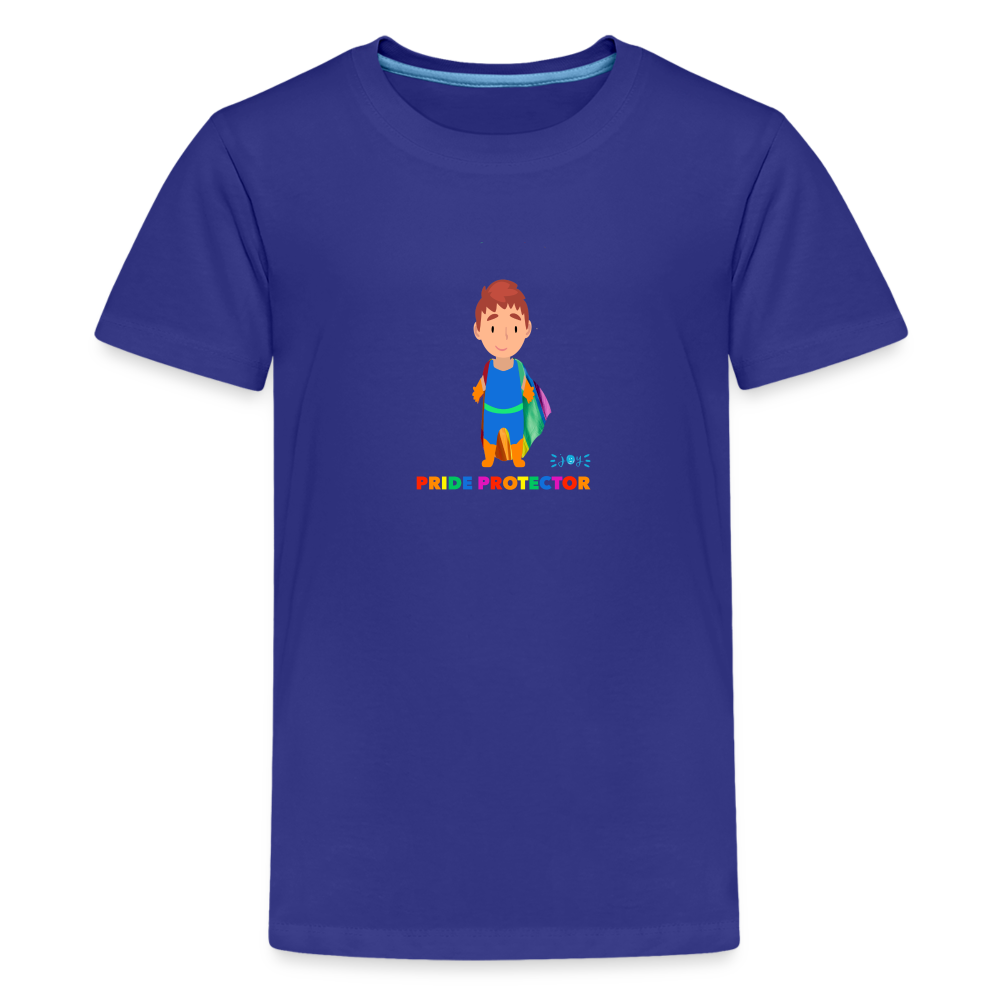 Pride Protector •  Kids Premium T-Shirt -S4 #LGBTQRights - royal blue