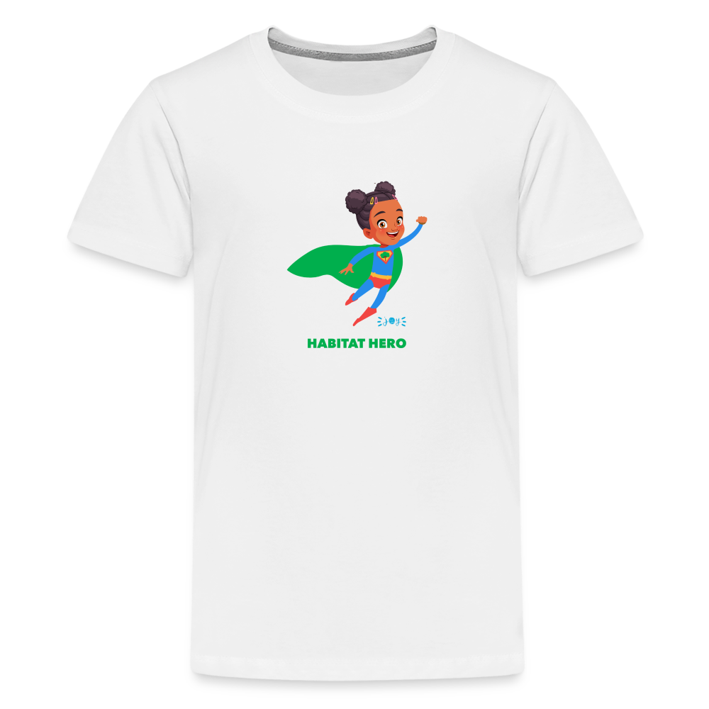 Habitat Hero •  Kids Premium T-Shirt -S2 #CAWildfireRelief - white