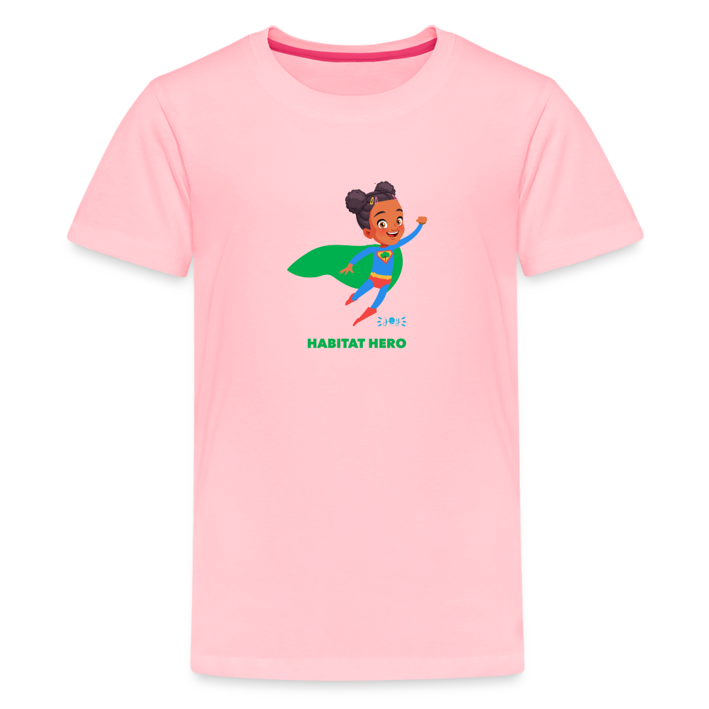 Habitat Hero •  Kids Premium T-Shirt -S2 #CAWildfireRelief - pink