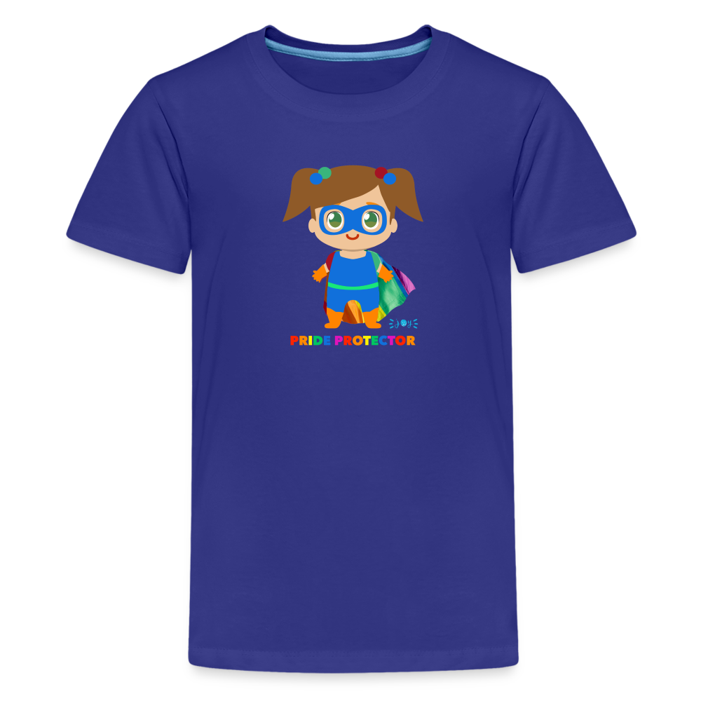 Pride Protector •  Kids Premium T-Shirt -S1 #LGBTQRights - royal blue