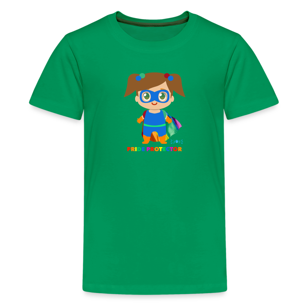 Pride Protector •  Kids Premium T-Shirt -S1 #LGBTQRights - kelly green