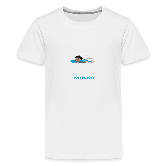 Joyful Joey •  Kids Premium T-Shirt -S1 #JOY - white