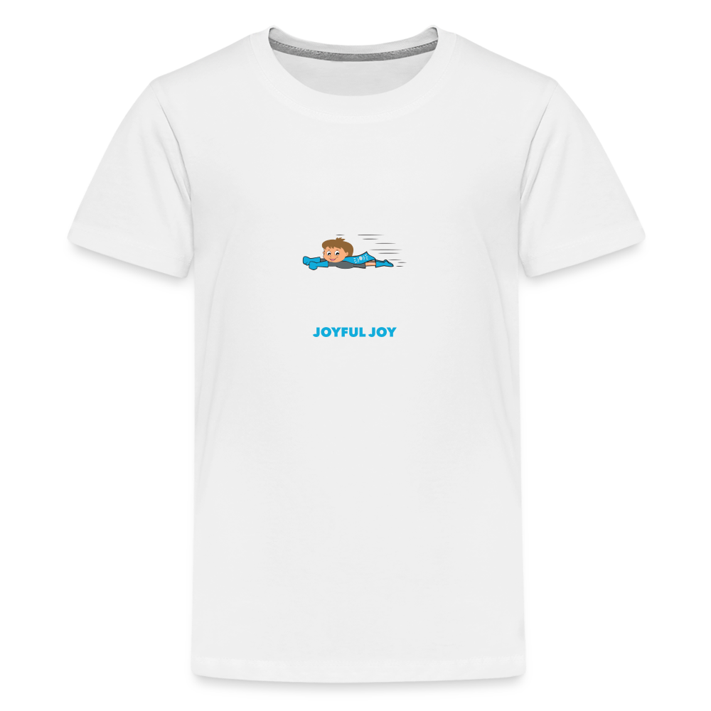 Joyful Joey •  Kids Premium T-Shirt -S2 #JOY - white